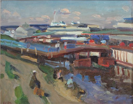 Лобковский Александр Александрович. Набережная города Горького